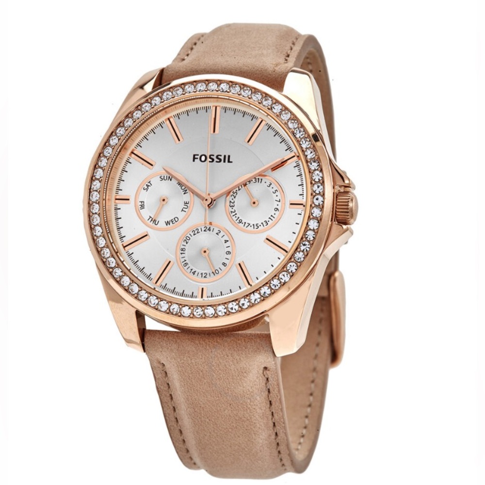 FOSSIL Janice Multifunction Quartz Silver Dial Ladies Watch